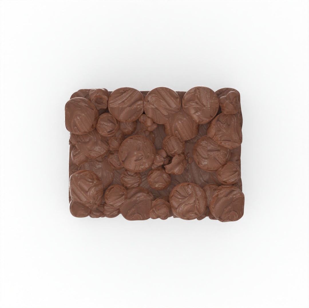 Raspberry and Popcorn Caramel - Milk Chocolate