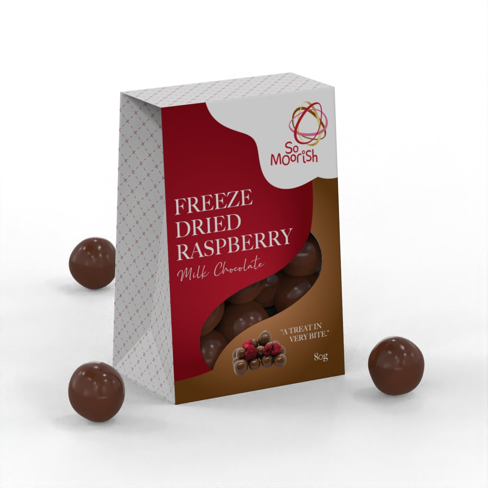 Dehydrated Raspberry Chocolate Freeze Dried Raspberry - Milk Chocolate – Somoorish