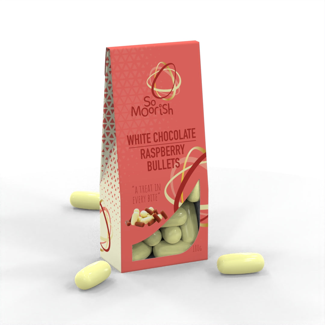 Raspberry Bullets -White Chocolate