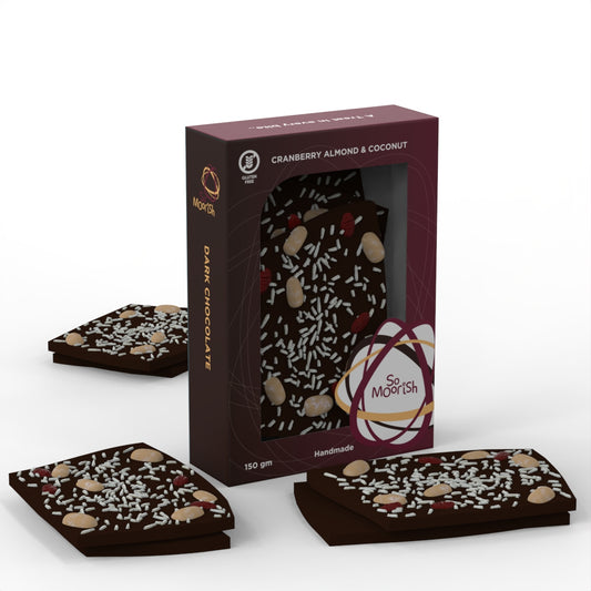 Coconut, Cranberry and Almond- Dark Chocolate